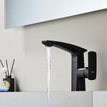 IFEEL Mixer Tap with Pull-Out Spray, Countertop Basin Tap 011537 Black