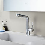 IFEEL Mixer Tap with Pull-Out Spray, Countertop Basin Tap 011539 Chrome