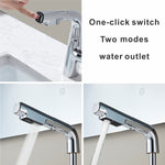 IFEEL Mixer Tap with Pull-Out Spray, Countertop Basin Tap 011539 Chrome
