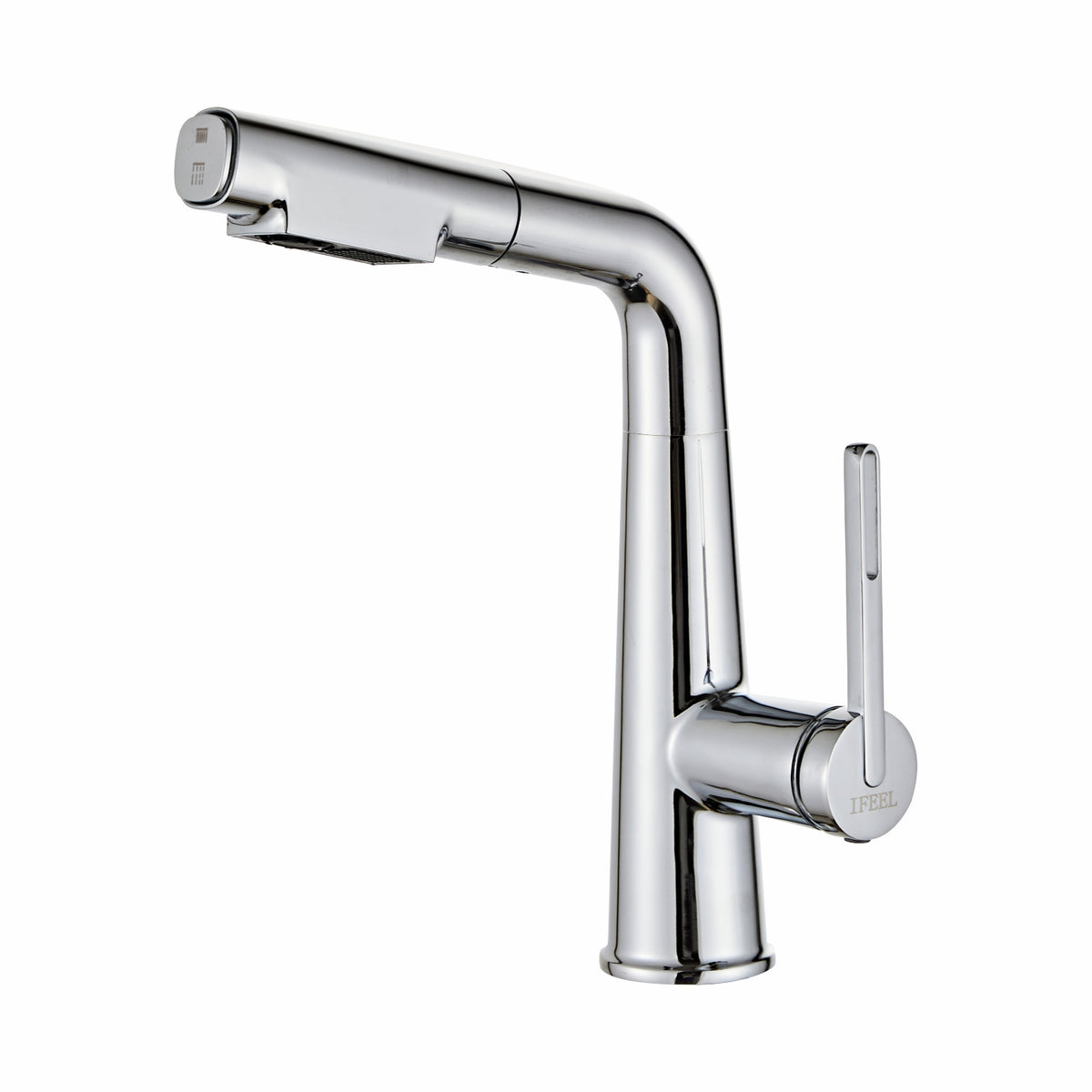 IFEEL Mixer Tap with Pull-Out Spray, Countertop Basin Tap 011539 Chrome