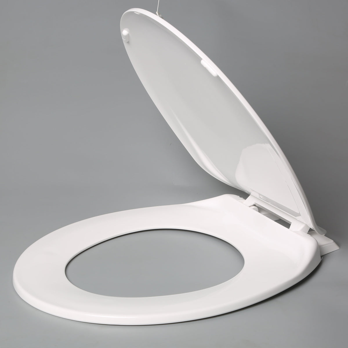 Modern White Slim Polypropylene Normal close Toilet Seat