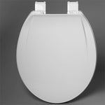 Modern White Slim Polypropylene Normal close Toilet Seat