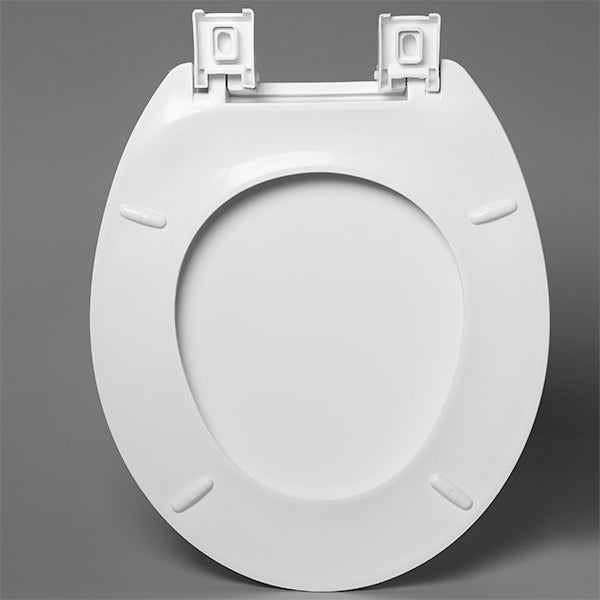 Modern White Slim Polypropylene Normal close Toilet Seat
