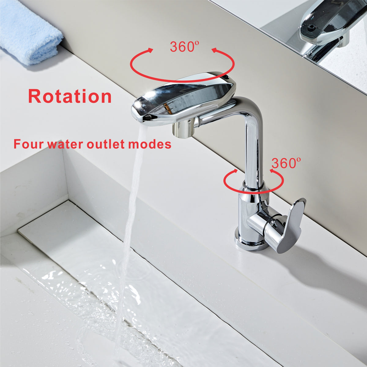 IFEEL Flexible Multi-Mode Water Outlet Mixer Tap 0619 Chrome