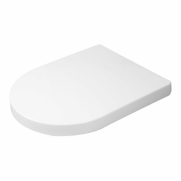 Modern High-Gloss Heavy Duty D shape PolypropyleneSoft Close Quick Release Toilet Seat