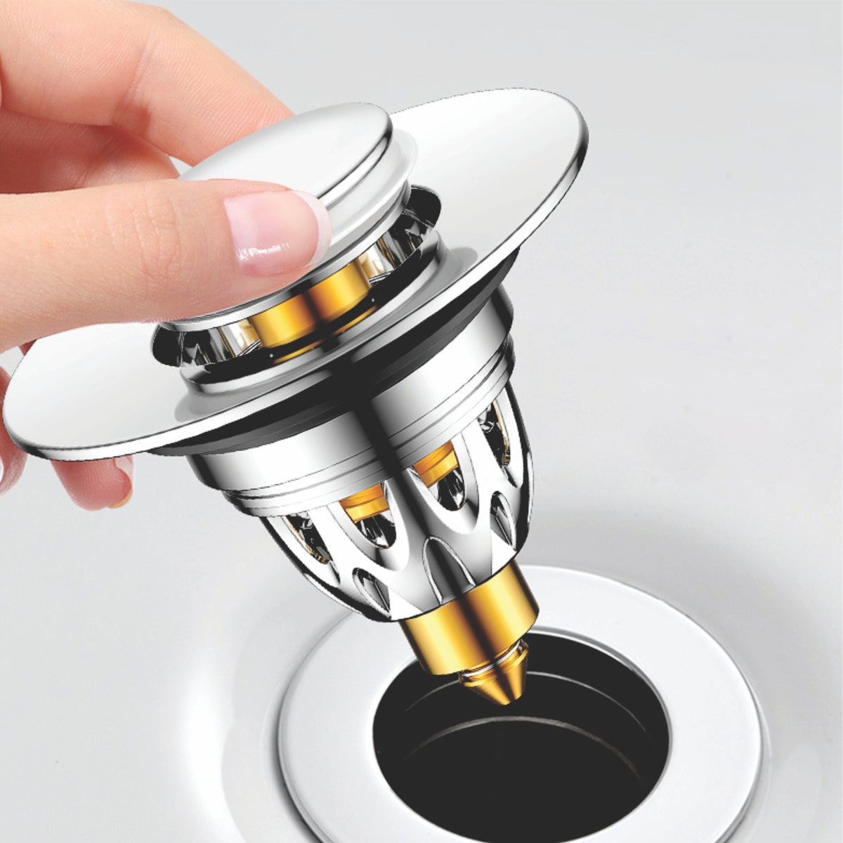 Basin Strainer/stop 0829