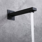 Bath/basin Wall Spout 1110 Black 220mm