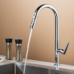 Pull Out Kitchen Sink Mixer Tap Pillar Type 1177