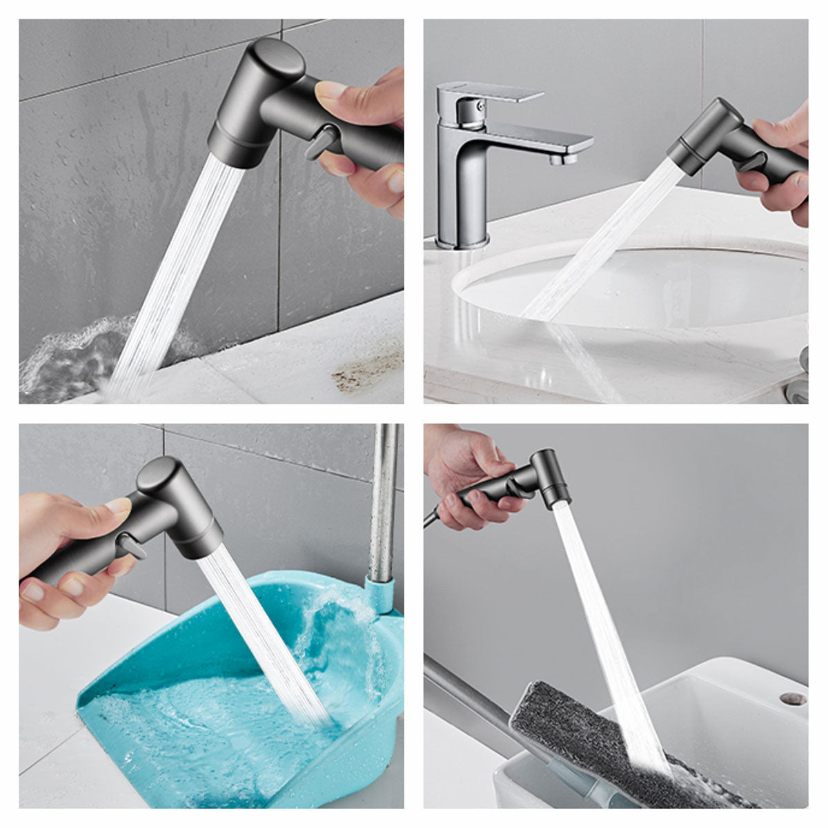 Handheld Toilet Spray 3-piece set 1559 Gray