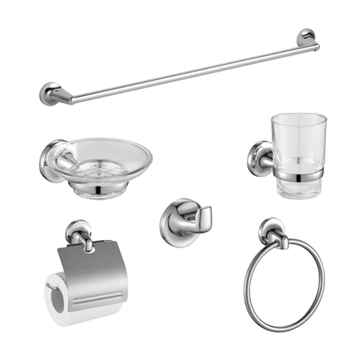 Bathroom Accessory 6 Piece set 1900S