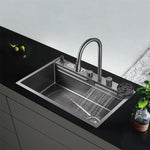 Rainfall Kitchen Mixer/sink Combo Dark Grey 1521G