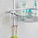 Modern Chrome Double Triangle Accessory Basket