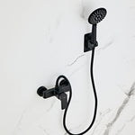 Shower Mixer 7815B-A set Black
