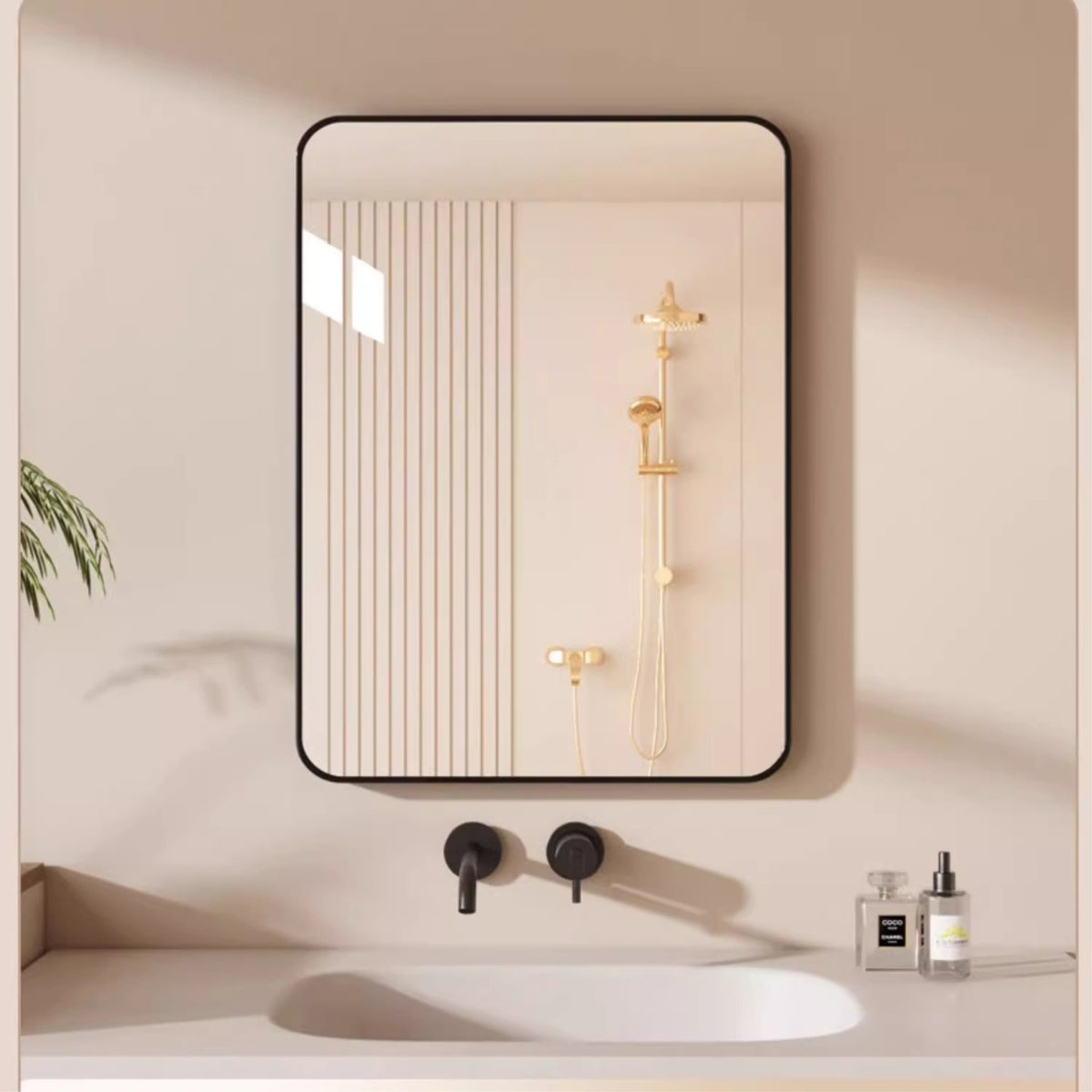 Black Framed Mirror 966SB6040