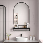 IFEEL Arched Black Frame Mirror 60X90CM 967AB6090
