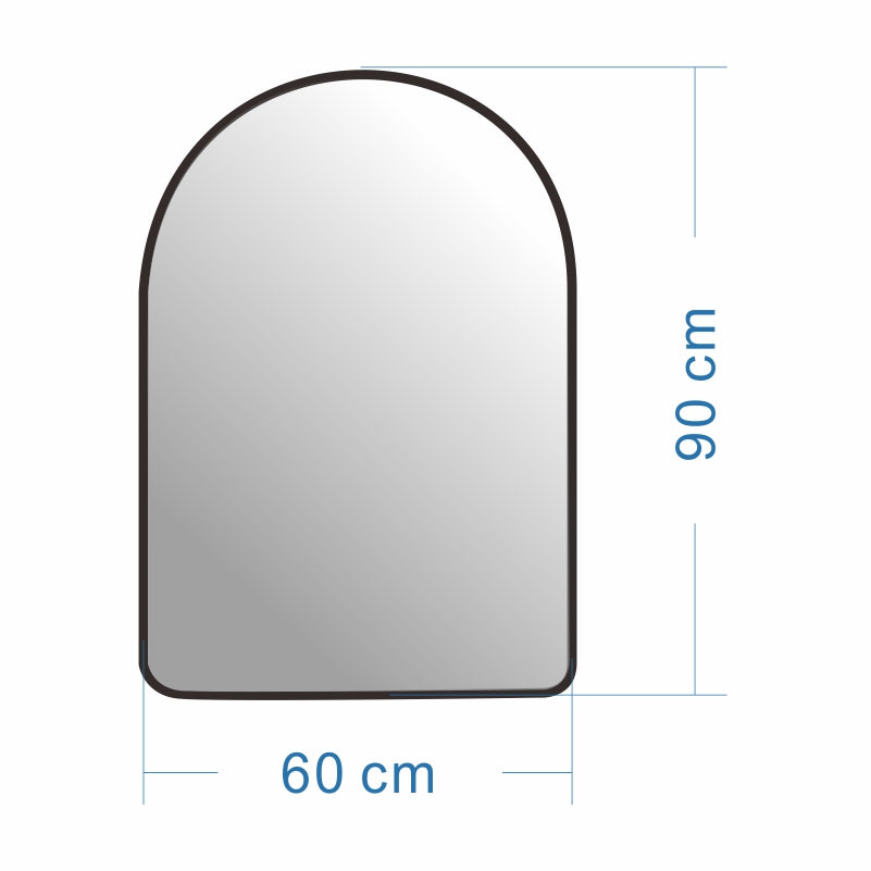 IFEEL Arched Black Frame Mirror 60X90CM 967AB6090