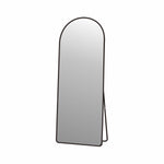 Freestanding or wall mounted arch mirror 967AB Black