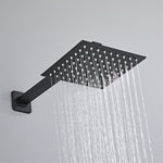 40CM Rectangular Shower Arm & 20CM Square Shower Head Set