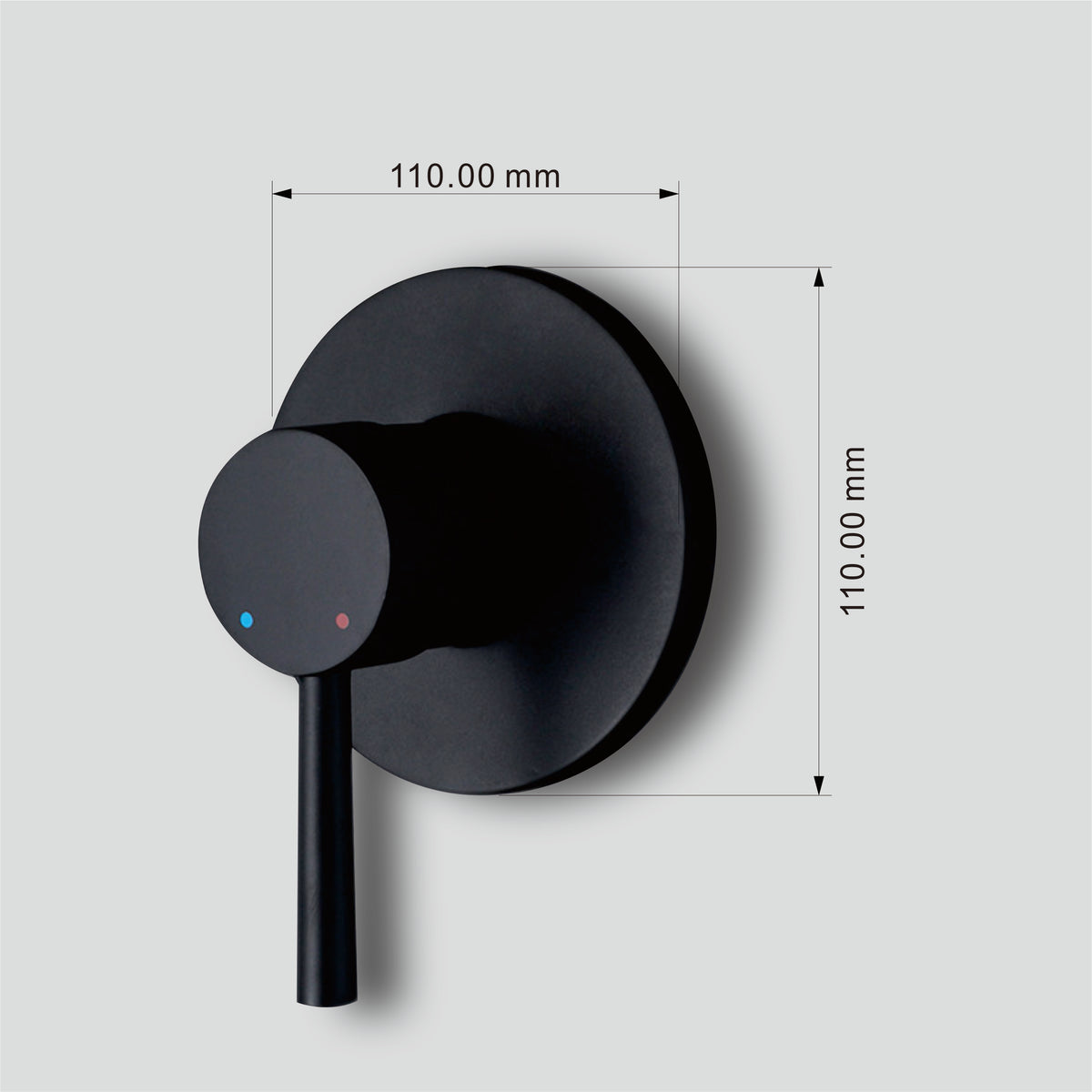 Bathtub Shower Taps Black Hand Shower with Holder & Hose and Shower Mixer A811B-B set