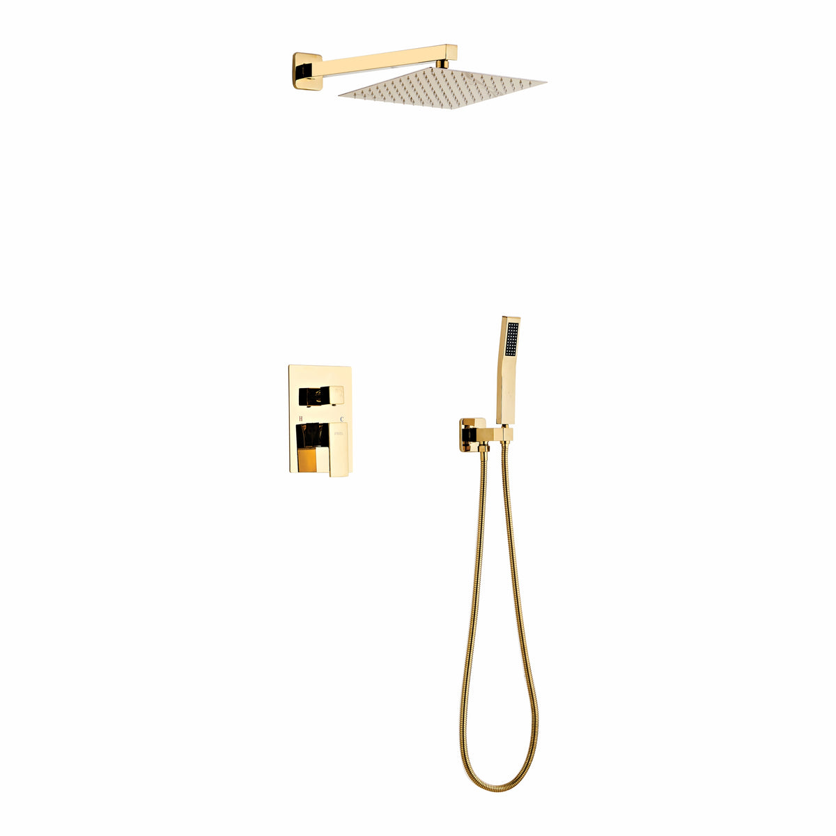 Shower Mixer Tap set F-A822GD-A set Gold