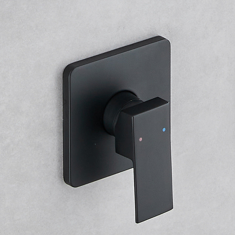 Black Shower & and Shower Arm & Shower Mixer A821B-A set