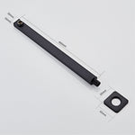 Black Shower & and Shower Arm & Shower Mixer A821B-A set