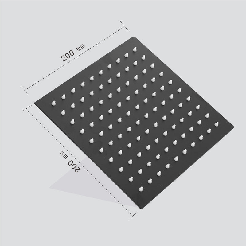 Black Shower & and Shower Arm & Shower Mixer A821B-A set