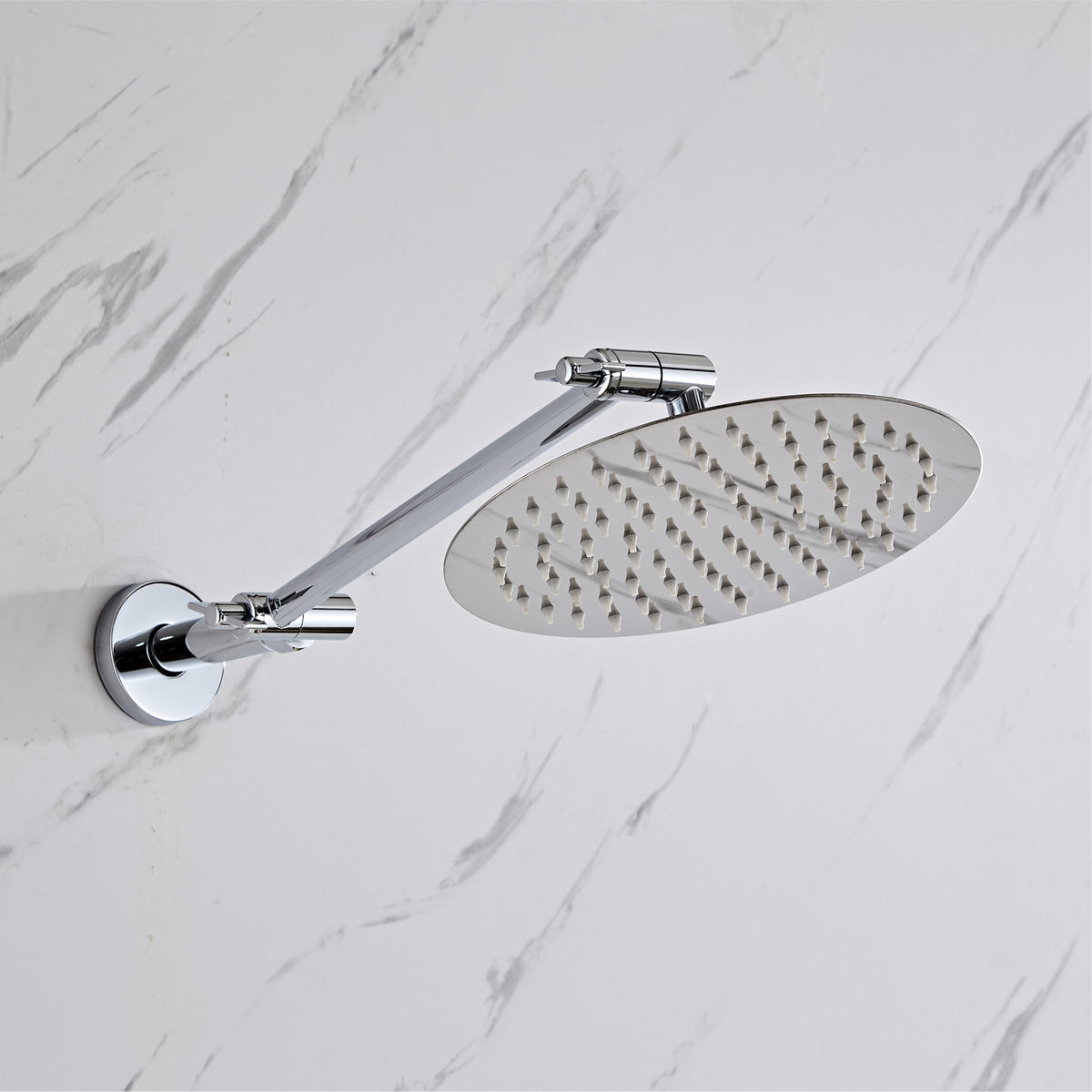 Angle adjustable showerhead kit 8"R Chrome A8RC