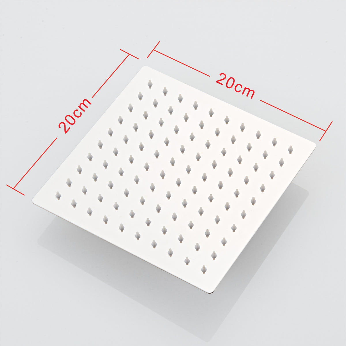 Angle adjustable showerhead kit 8"S Chrome A8SC