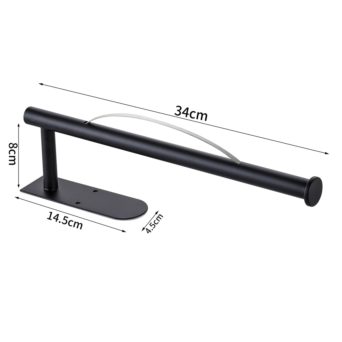 Paper Towel Holder Black AK61B
