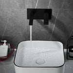 Wall Type Basin or Bath Mixer Tap AZ2151 Black