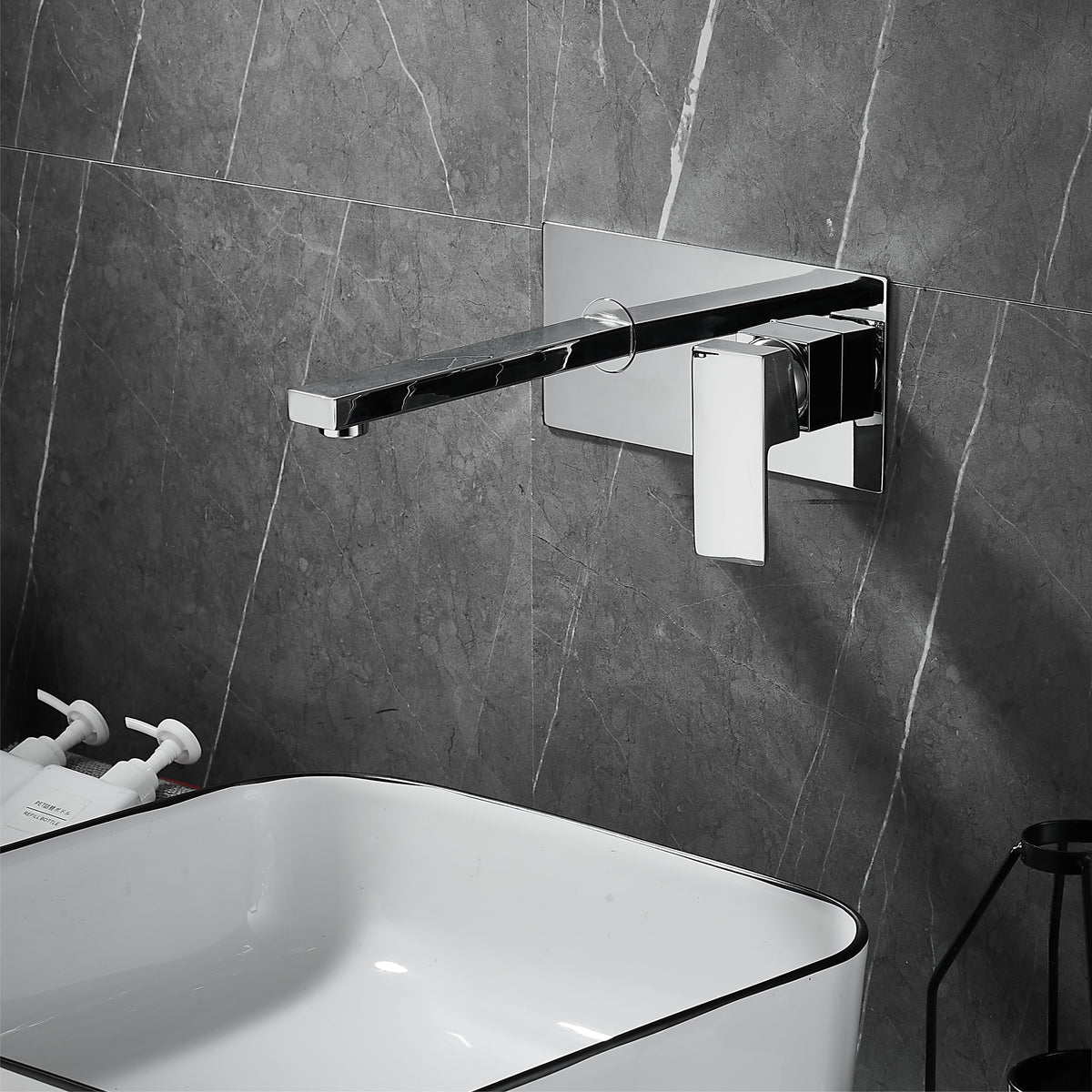 Wall Type Basin or Bath Mixer Tap AZ2151 Chrome