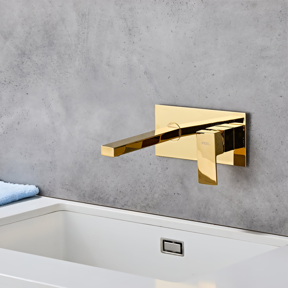 Wall Type Basin or Bath Mixer Tap AZ2151 Gold
