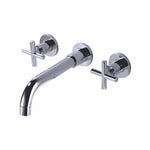 Wall Type Basin or Bath Mixer Tap AZ2153 Chrome