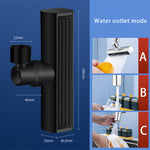3 Water Discharge Dodes Faucet Sprayer Black CS1305B