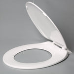 O Shape Toilet Seat Normal Close Bottom Fix