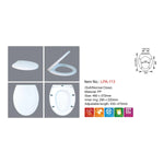 Modern High Gloss O Shape Polypropylene Normal soft close Toilet Seat