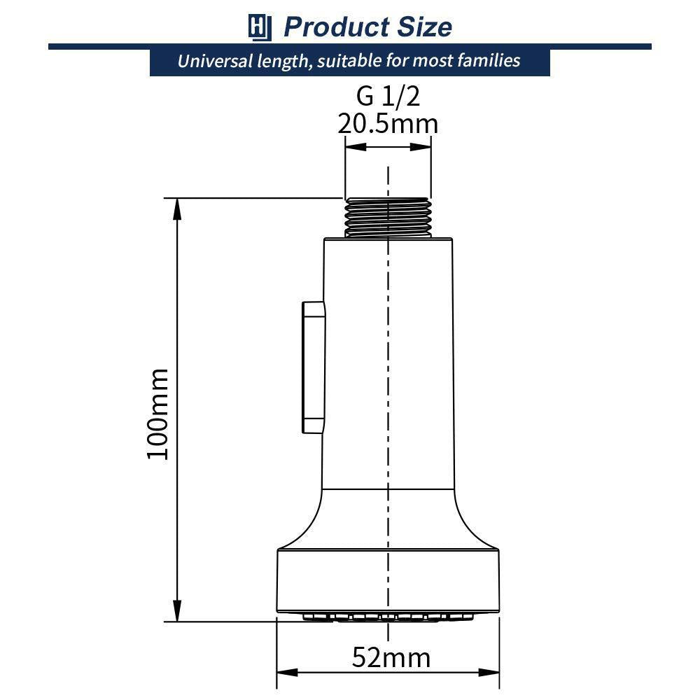 Taps Head Spray P1199 Chrome