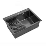 Single Sink 6045DG Dark Grey
