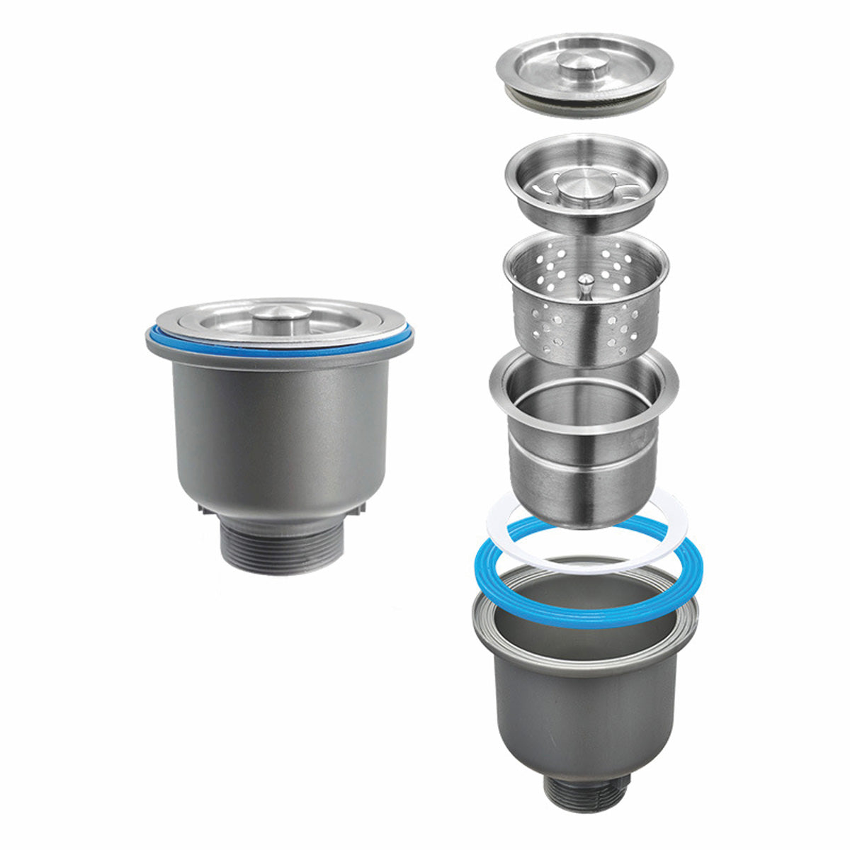 Single Sink 6045DG Dark Grey