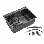 Single Sink 6045DG Dark Grey