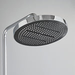 Rainfall Shower Heads W63 Black & Chrome