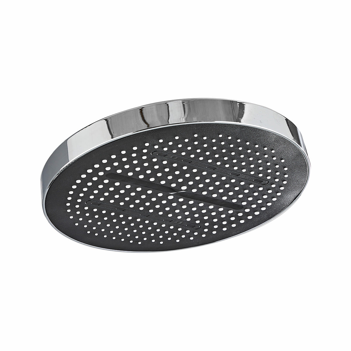 Rainfall Shower Heads W63 Black & Chrome