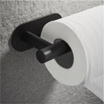 No Drilling Bathroom Wall Mounted Toilet Paper Holder Round End