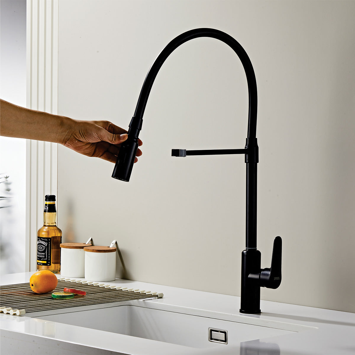 IFEEL Kitchen Sink Faucet Mixer Tap 1006 Black