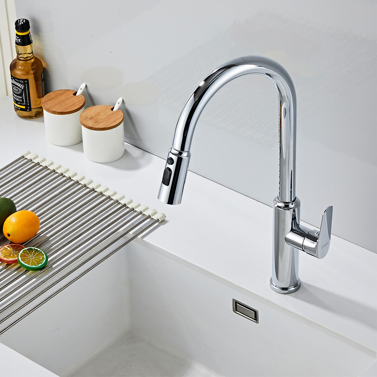 IFEEL Kitchen Sink Mixer Tap Pillar Type 1008 Chrome