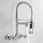 Wall Kitchen Mixer Taps 1196 Chrome