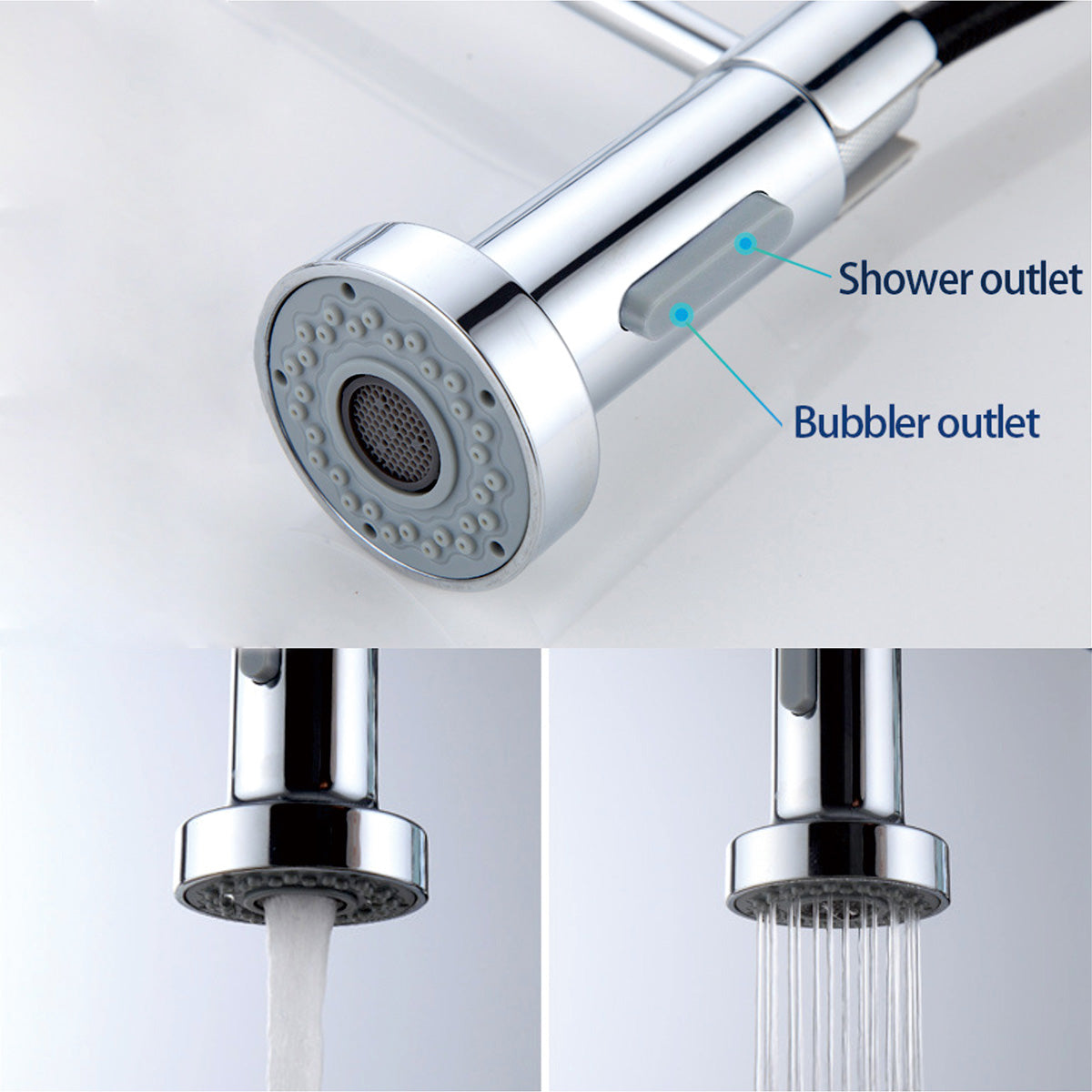 Wall Mounted Kitchen Sink Tap 1197 Chrome