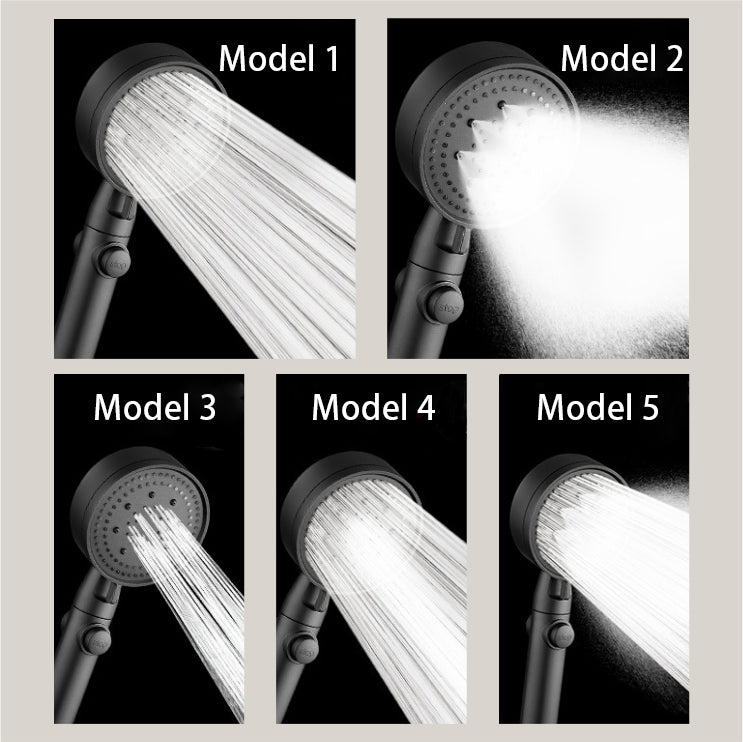 Handheld Shower Mixer set 1219 Black