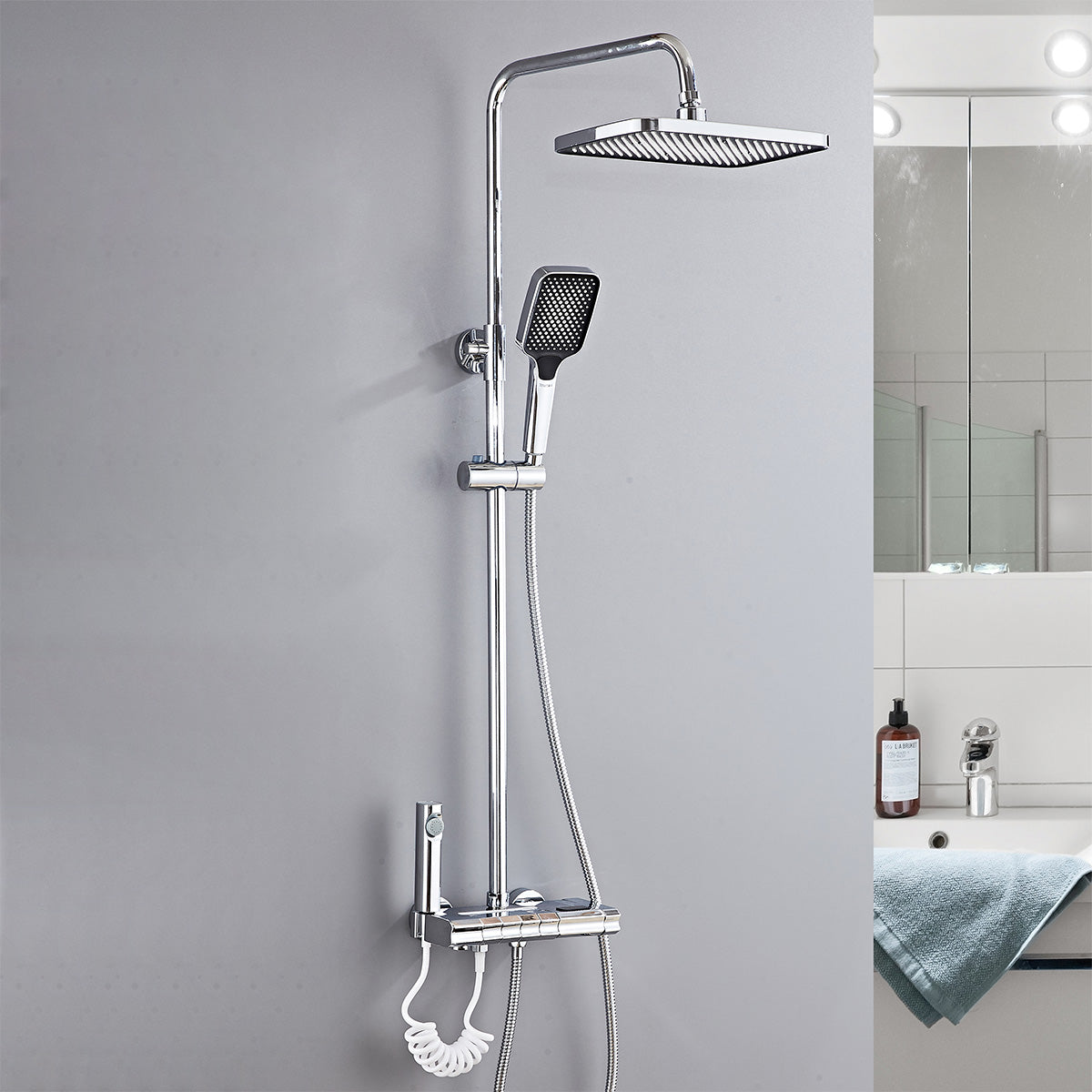 Shower Faucet Set 1226 Chrome